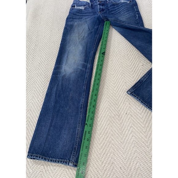 ABERCROMBIE Kids Jeans Boys Youth Size 16 Slim Leg Classic Straight Blue Denim - Picture 9 of 12
